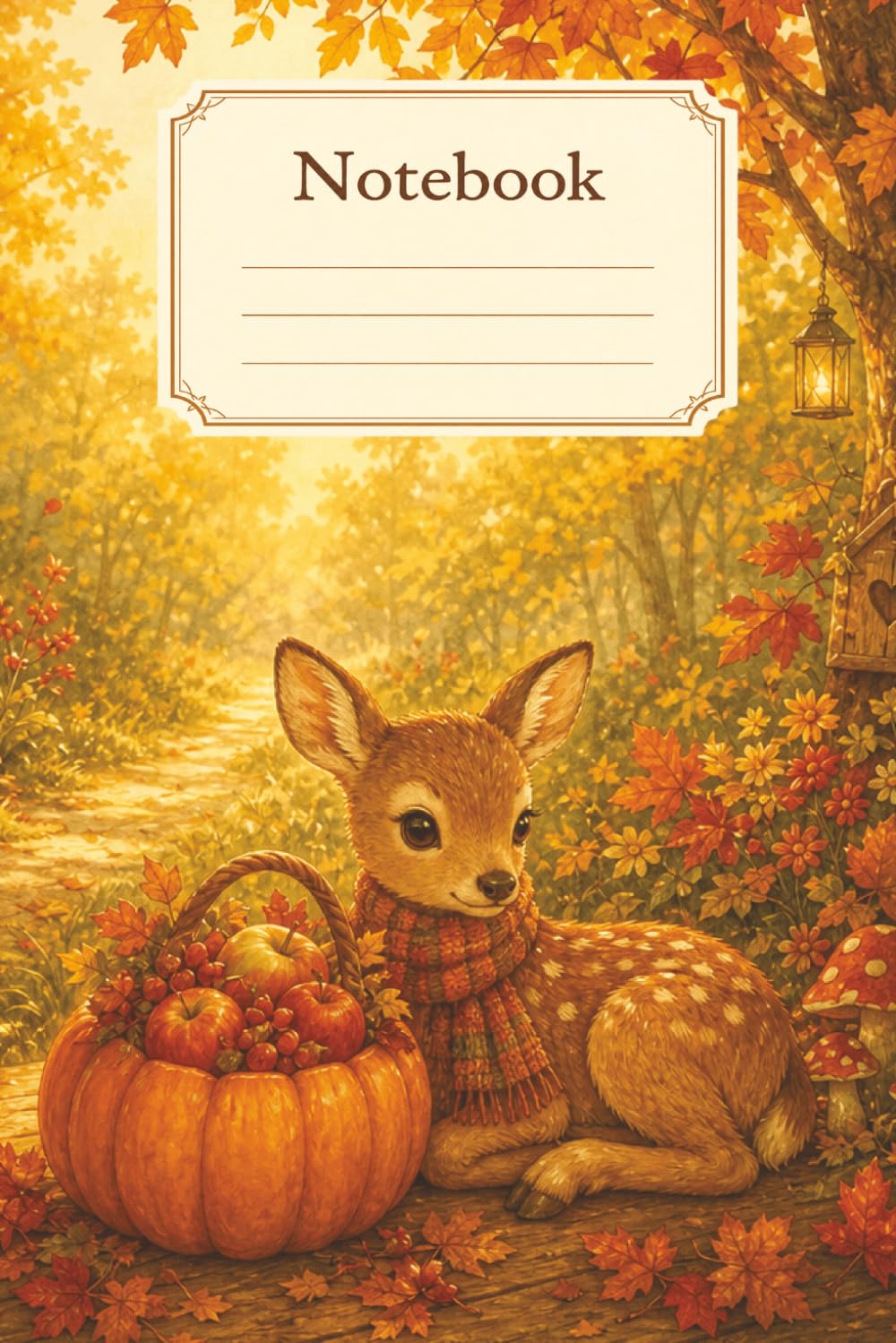 Autumn Deer notebook cover
