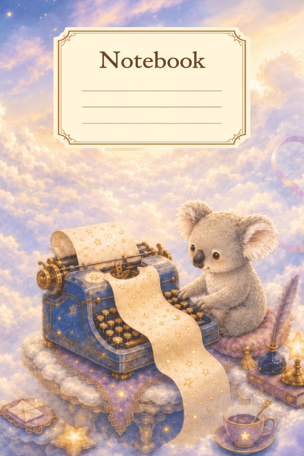 Mushroom Hedgehog notebook cover