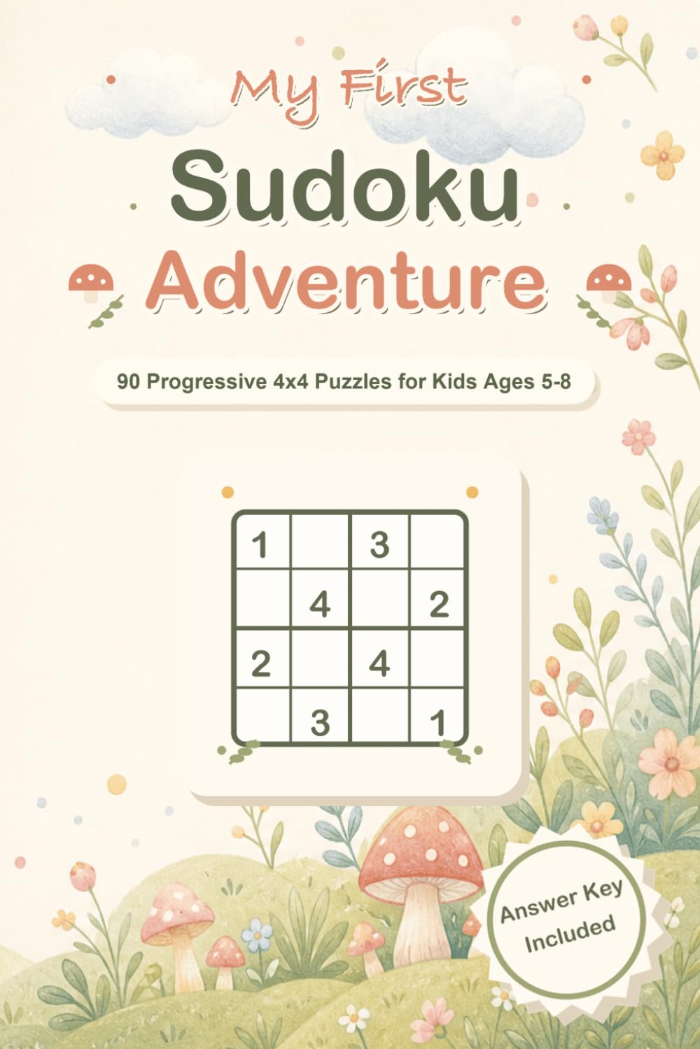 First sudoku activity book cover