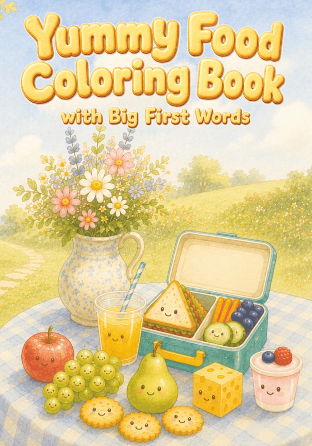 yummy food book cover